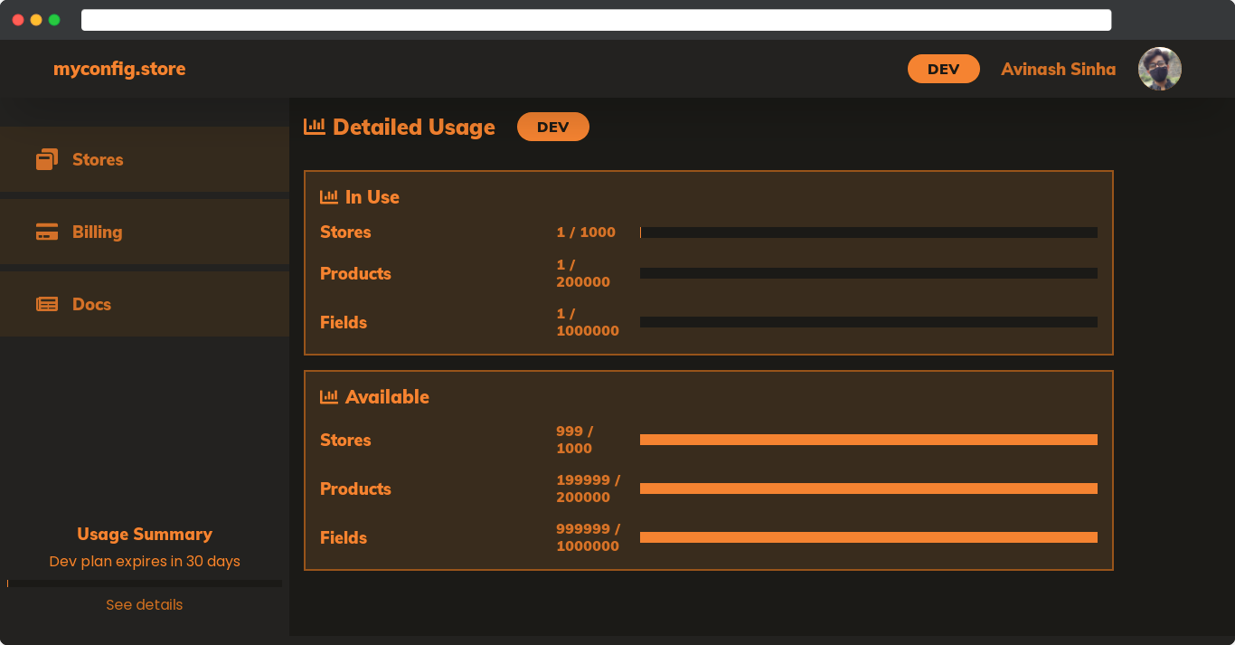 Usage Page